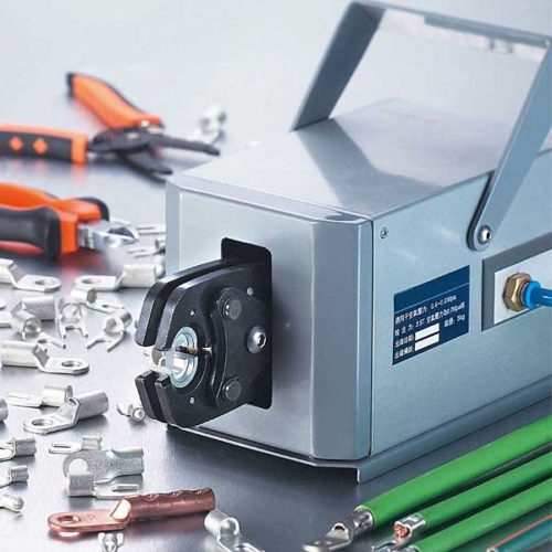 WX-120Y Pneumatic terminal crimping machine for cable end-sleeves - LEKON  TOOLS