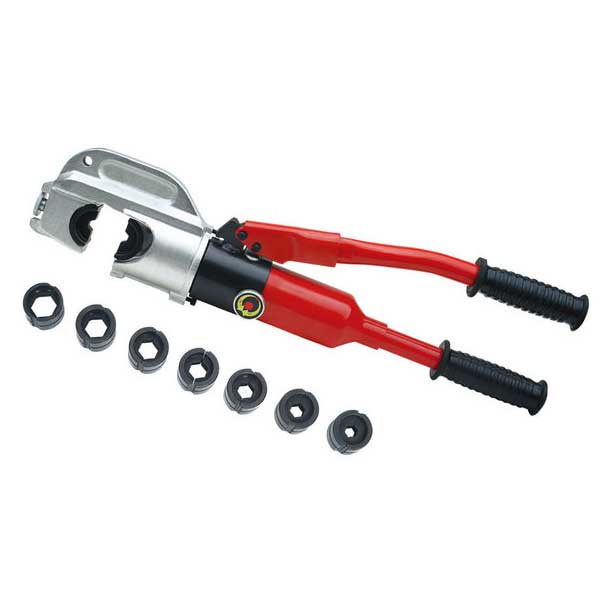 ZCO-400 hydraulic crimping tool with safety device inside, pressing