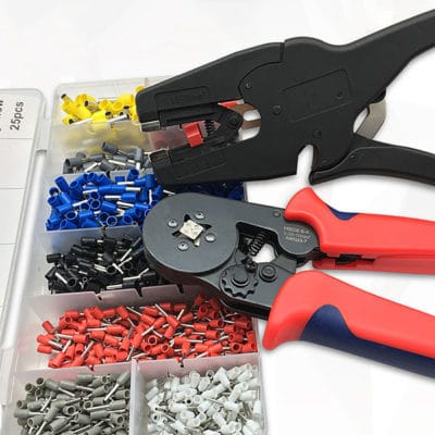 cable end sleeve crimping tool kit stripping tool ferrule crimping tool ...